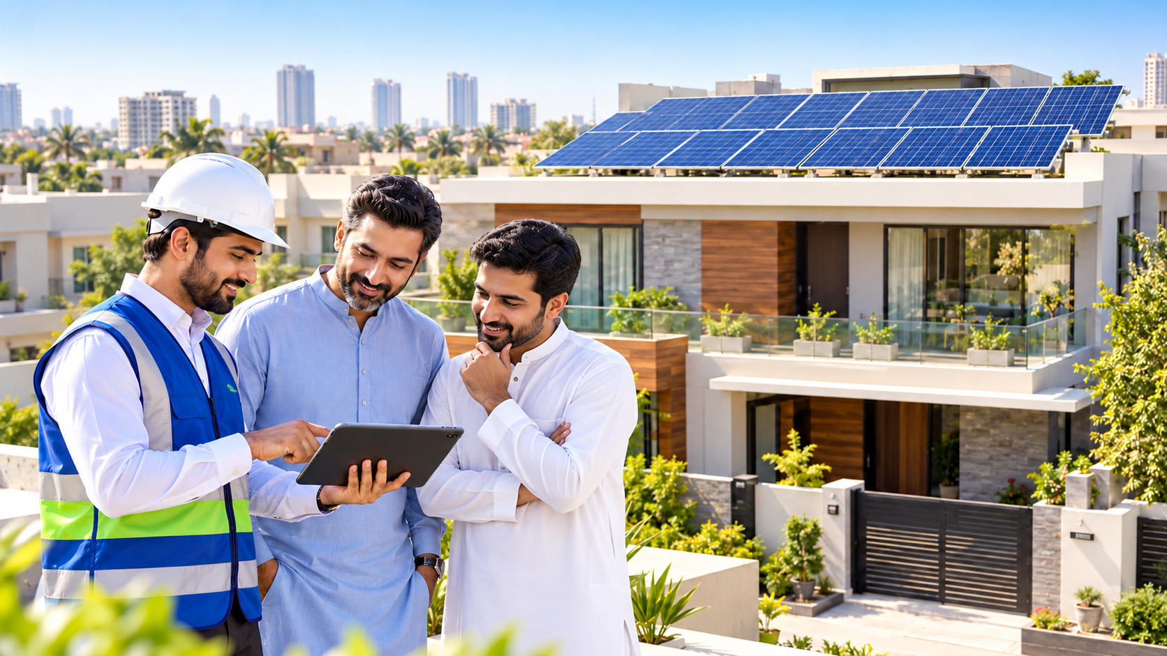 Residential rooftop solar in Karachi